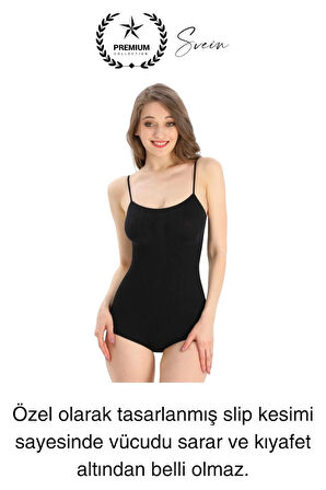 Yeni Sezon Slip Kesim Kaymaz ve Konforlu Toparlayıcı Şekillendirici Kadın Slip Body Gün Boyu Rahat