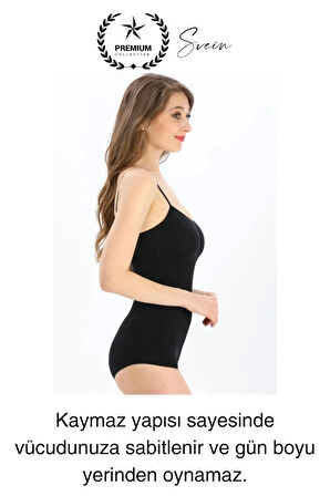 Yeni Sezon Slip Kesim Kaymaz ve Konforlu Toparlayıcı Şekillendirici Kadın Slip Body Gün Boyu Rahat