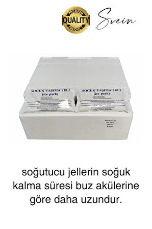 3 Adet 480 gr Soğutucu Jel Poşet Buz Aküsü Yolculuk Seyahat Yiyecek İçin Uygun Uzun Süre Dayanım