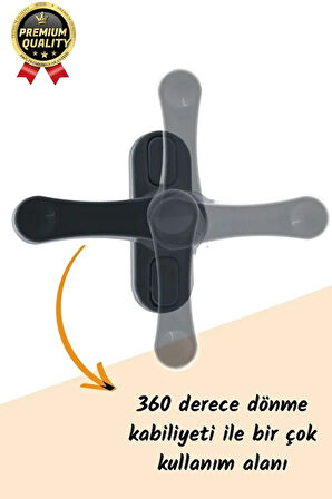 Premium Dayanıklı Koruma Antrasit Çekmeli Metal Pvc Kapı Pencere Hırsız Çocuk Emniyet Kilidi 1 Adet