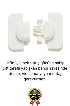 Özel Üretim Çekmece Dolap Pencere Buzdolabı Eşya Sabitleyici Bebek Çocuk Koruyucu Güvenlik Kilidi