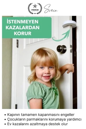 #Stoper 8'li Köpük Kapı Stoperi Parmak Sıkışması Önleyici Çocuk Güvenliği Koruyucu Yumuşak Ev Kreş