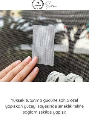 #YamaBandı Sineklik Tamir Bandı Yapışkanlı Fiber Tül Yama 50 mm x 2 Metre Delik Onarım Bandı Pencere Kapı Tülü Yırtık Tamiri File Onarma Şerit Pratik Güçlü Ev Balkon Sivrisinek Koruma Çözümü