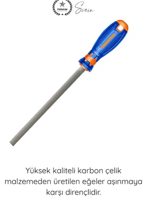 #EğeSeti 5 Parça Metal Eğe Seti 200 mm Karbon Çelik Orta Pürüzlü Düz Yuvarlak Yarım Yuvarlak Kare Üçgen Törpü Ergonomik Sap Demir Çelik Bakır Alüminyum El İşleme Profesyonel