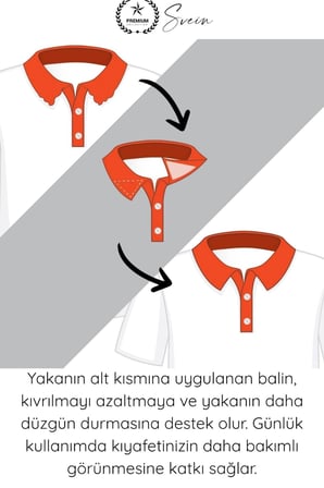 #Yaka Yaka Düzleştirici Yapışkanlı Balin 20 Adet Şeffaf Gömlek Yaka Destek Bandı Tshirt Polo Tişört Yaka Şekillendirici Kıvrılma Önleyici Çıkarılabilir Kolay Uygulama