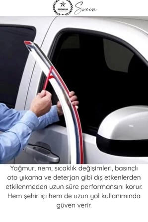 #MontajBandı 3M Araç Aksesuar Spoiler Çıta Montaj Bandı Çok Güçlü Çift Taraflı Oto Yapıştırma Bandı Hava Şartlarına Dayanıklı Su Geçirmez Krom Nikelaj Anten Ayna Kapak Far Izgara Sabitleme 4,6 Metre