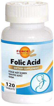 Folic Acid 400 Mcg 120 Tablet Folik Asit