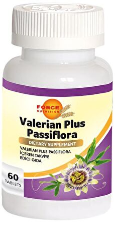 Valerian Plus Passiflora 60 Tablet Kedi Otu Kökü