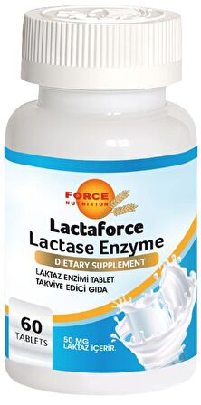 Lactaforce Lactase Enzyme 60 Tablet Laktaz Enzimi