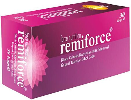 Remiforce 30 Kapsül Karayılan Çuha Çiçeği Çin Melek Otu Büyük Meyveli Vaksiniyum