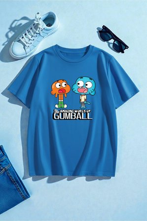 Unisex Gumball Baskılı T-shirt