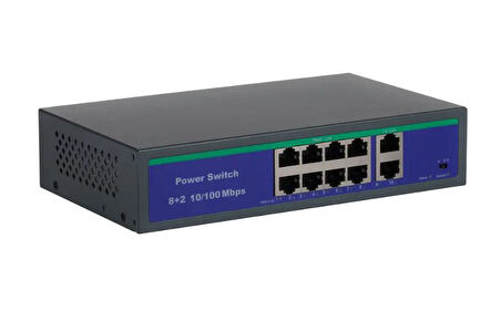 AUDIO IP POE SWITCH 8 Lİ 