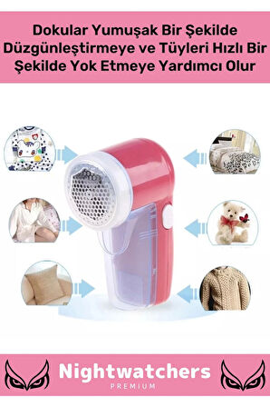 Deluxe Taşınabilir Tiftik Kazak Tüy Toz Alıcı Takım Elbise Halı Otomatik Tüy Temizleme Makinesi