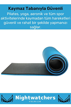 Premium Su Geçirmez Konforlu Taşıma Askılı Çift Taraflı Zemin Çadır Uyku Kamp Matı Yer Minderi 16mm