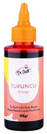 Dr Gusto Turuncu Su Bazlı Sıvı Gıda Boyası 115 gr