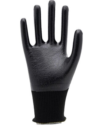 Faba EP-1323 Siyah Nitril Polyester Eldiven-XL