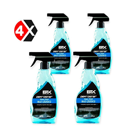 Betax Buz Çözücü Sprey 500ml 4 Adet