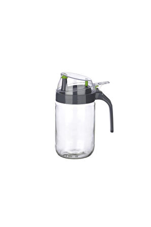 Damlatmaz Kapaklı Oilcon Yağdanlık 660ml Taş Gri