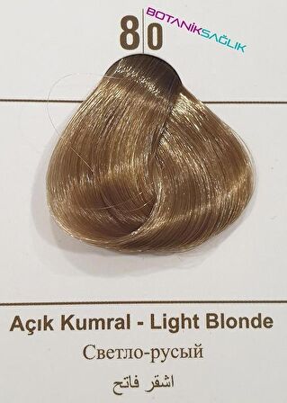 Colorx Saç Boyası Tekli Set - 8.0 AÇIK KUMRAL