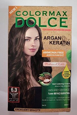 Colormax Amonyaksız Saç Boyası 6.3-Koyu Kumral Dore