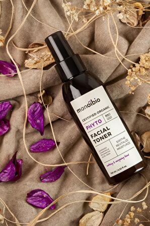 Organik Yüz  Bakım Toniği - Phyto Dengeleyici Gözenekleri Sıkılaştırıcı - Vegan 125 ml