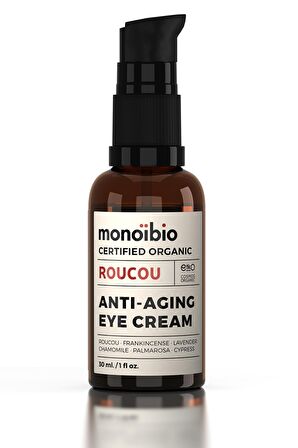 Monoibio Roucou Yaşlanma Karşıtı SPF Retinol Vegan Tüm Yaşlar Göz Çevresi Krem 30 ml 