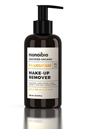 Organik Yüz ve Göz Makyaj Temizleyici Krem - Frangipani Makeup Remover - Vegan 250 ml
