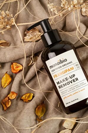 Organik Yüz ve Göz Makyaj Temizleyici Krem - Frangipani Makeup Remover - Vegan 250 ml