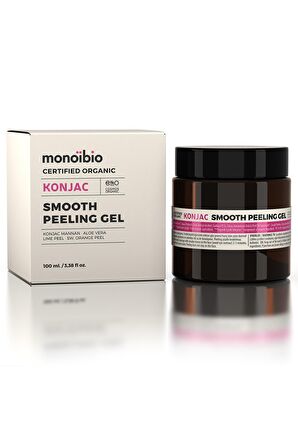 Organik Nemlendirici Peeling Jel - Konjac Peeling Sivilce Akne Karşıtı Peeling - Vegan 100 ml