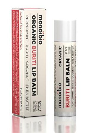 Organik Dudak Nemlendirici Balm - Buriti Kuru Çatlayan Dudaklar için Günlük Bakım