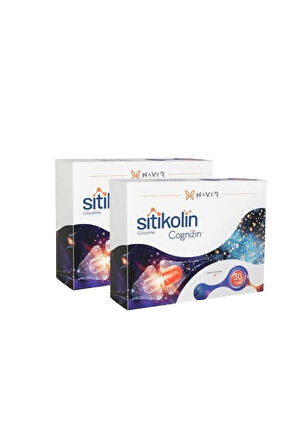 Haver Sitikolin Cognizin 250 Mg 30 Kapsül - 2 ADET - SKT: 11/2027