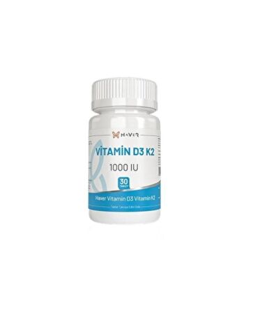 Haver Vitamin D3K2 30 Tablet
