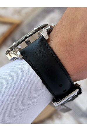 Function Fonksionlu 3 Atm Su Geçirmez Deri Kordon Erkek Kol Saati