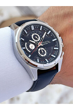 Function Fonksiyonlu Su Geçirmez Deri Kordon Erkek Kol Saati