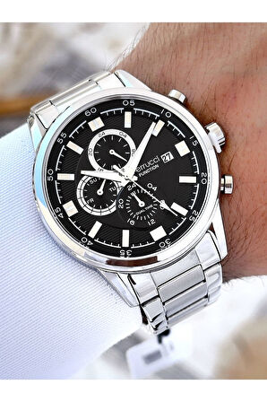 Fonksiyonlu 3 Atm Su Geçirmez Çelik Kordon Erkek Kol Saati