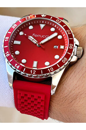 Özel Tasarım Su Geçirmez Silikon Kordon Erkek Kol Saati