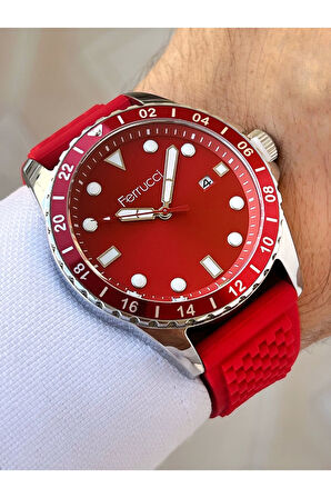 Özel Tasarım Su Geçirmez Silikon Kordon Erkek Kol Saati