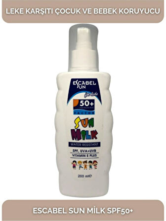 Escabel Güneş Kremi Çocuk 50 Spf 200 Ml