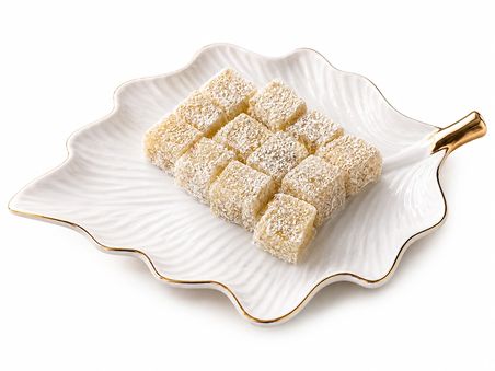 Beyaz Elmas Çifte Kavrulmuş Lokum 250 Gr - Antep Fıstıklı Geleneksel Türk Lokumu - Kuruyemişli Premium Lokum