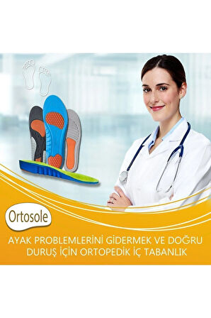 Plantar Fasit, Topuk Dikeni, Düz Tabanlık, Içe Basma Önleyici Kemer Destekli Tabanlık