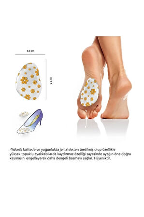 MG13 - Anti-slip | Ayakkabı Daraltma, Topuklu Ayakkabı Kayma Önleyici, Yapışkanlı Jel Ped