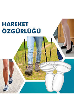 MG11 - Topuk Ve Ökçe Koruma | Ayakkabı Vurma Önleyici, Numara Daraltma, Yastıklama, Yapışkanlı Jel