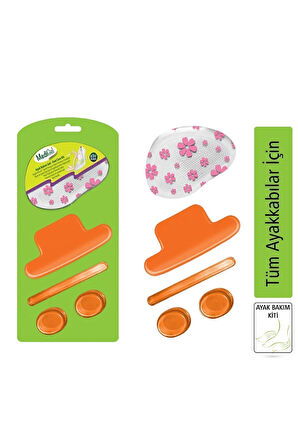 MG15 - Bakım Seti 2 | Ayak Ve Çanta Destek Seti, Nasır Koruma, Yumuşak Şok Emici Yapışkanlı Jel