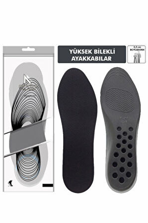 3.5 cm Boy Uzatıcı Tabanlık, Boy Uzatan İçten Hava Yastıklı Taban, Görünmez Ayakkabı Tabanlığı