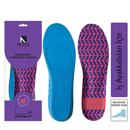 Memory Foam, Darbe Emici, Ark Desteği, İş Ayakkabıları İçin Yumuşak İç Tabanlık