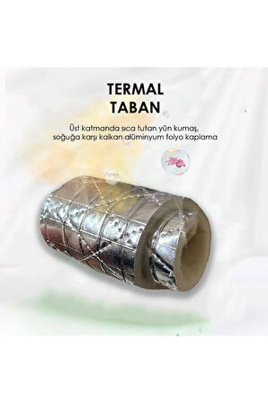 LX05 - Termal | Kış Aylarına Özel Isı Yalıtımlı, Sıcak Tutan, Alüminyum ve Yün Kaplı İç Tabanlık