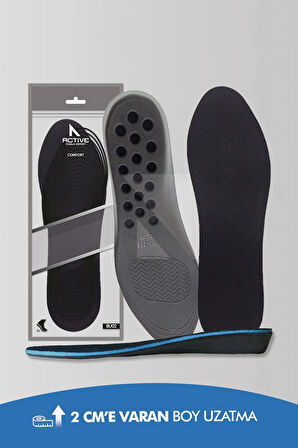 BU02 - 2 Cm Boy Uzatıcı | Gizli Topuk Yükseltici, Yastıklamalı Boy Uzatma Iç Tabanlık
