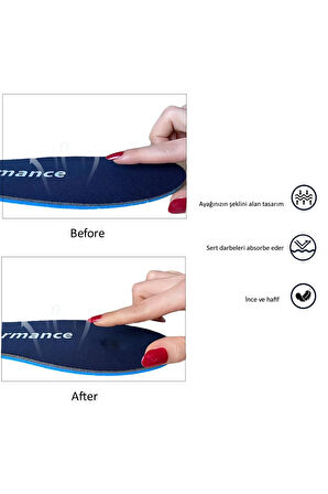 SG05 | Yumuşak Memory Foam Orthoflex, Hava Geçiren, Parfümlü Tüm Ayakkabılarla Uyumlu Iç Tabanlık