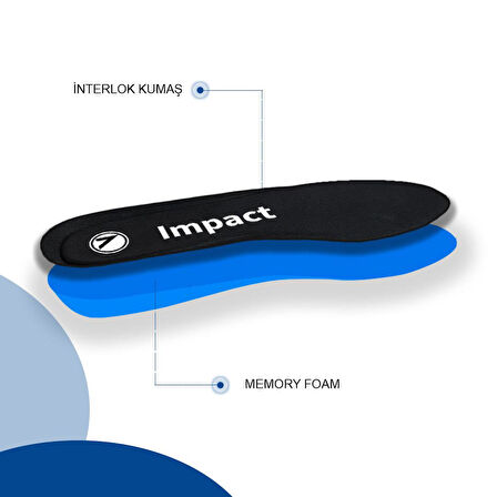 Active Team-IMPACT Memory Foam, Şok Emici, Yastıklama Sağlayan, Tüm Aktiviteler İçin Konfor İç taban