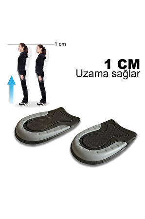 GC19 | Şok Emici Yumuşak Jel, Topuk Desteği, Rahat, Konfor Topuk Ve Bilek Ağrıları Için Topuk Pedi